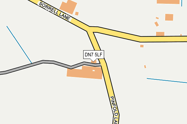 DN7 5LF map - OS OpenMap – Local (Ordnance Survey) DN7 5LF map - OS OpenMap – Local (Ordnance Survey)