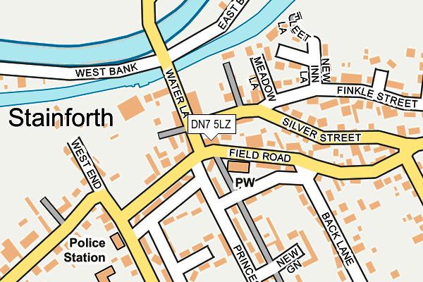 DN7 5LZ map - OS OpenMap – Local (Ordnance Survey) DN7 5LZ map - OS OpenMap – Local (Ordnance Survey)