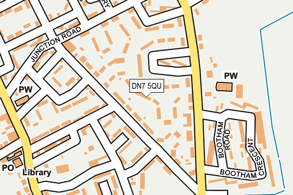 DN7 5QU map - OS OpenMap – Local (Ordnance Survey) DN7 5QU map - OS OpenMap – Local (Ordnance Survey)