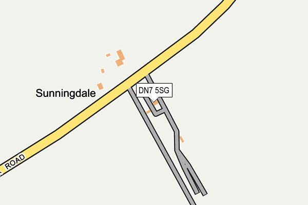 DN7 5SG map - OS OpenMap – Local (Ordnance Survey) DN7 5SG map - OS OpenMap – Local (Ordnance Survey)