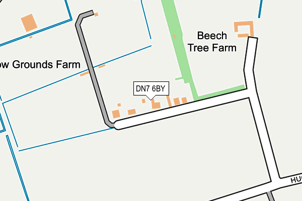 DN7 6BY map - OS OpenMap – Local (Ordnance Survey) DN7 6BY map - OS OpenMap – Local (Ordnance Survey)