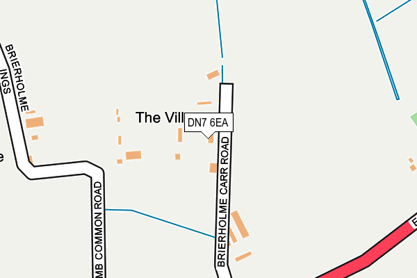 DN7 6EA map - OS OpenMap – Local (Ordnance Survey) DN7 6EA map - OS OpenMap – Local (Ordnance Survey)