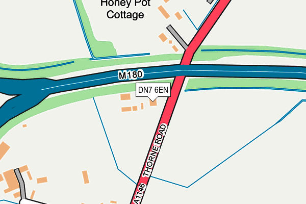 DN7 6EN map - OS OpenMap – Local (Ordnance Survey) DN7 6EN map - OS OpenMap – Local (Ordnance Survey)
