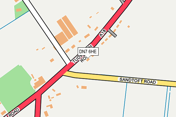 DN7 6HE map - OS OpenMap – Local (Ordnance Survey) DN7 6HE map - OS OpenMap – Local (Ordnance Survey)