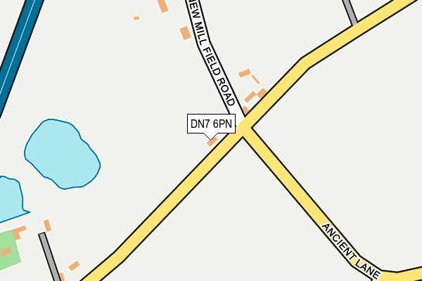 DN7 6PN map - OS OpenMap – Local (Ordnance Survey) DN7 6PN map - OS OpenMap – Local (Ordnance Survey)