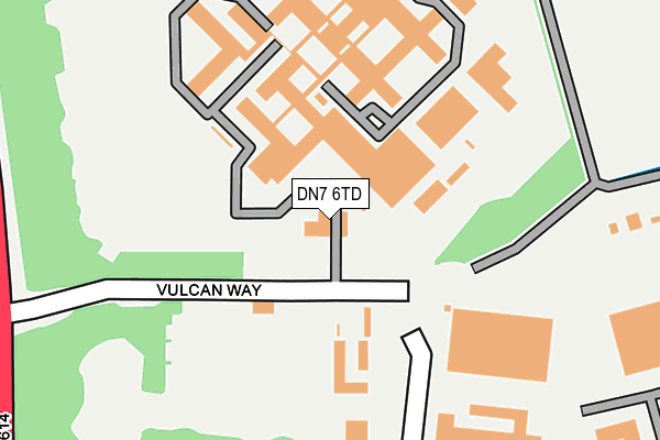 DN7 6TD map - OS OpenMap – Local (Ordnance Survey) DN7 6TD map - OS OpenMap – Local (Ordnance Survey)