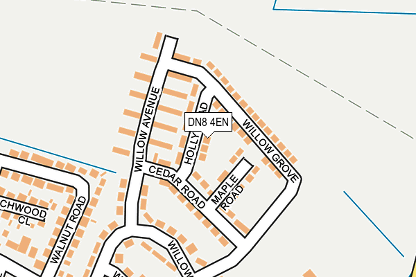 DN8 4EN map - OS OpenMap – Local (Ordnance Survey) DN8 4EN map - OS OpenMap – Local (Ordnance Survey)