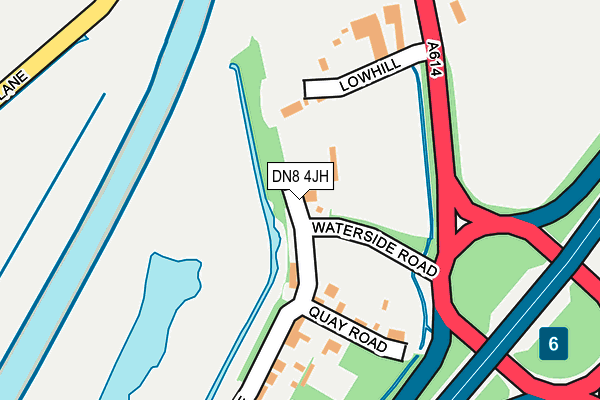 DN8 4JH map - OS OpenMap – Local (Ordnance Survey) DN8 4JH map - OS OpenMap – Local (Ordnance Survey)
