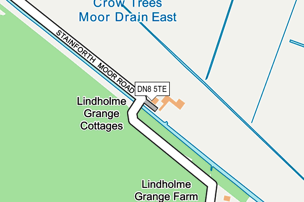 DN8 5TE map - OS OpenMap – Local (Ordnance Survey) DN8 5TE map - OS OpenMap – Local (Ordnance Survey)