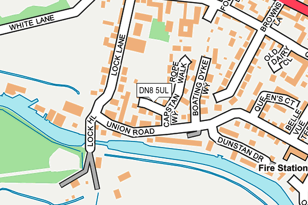 DN8 5UL map - OS OpenMap – Local (Ordnance Survey) DN8 5UL map - OS OpenMap – Local (Ordnance Survey)