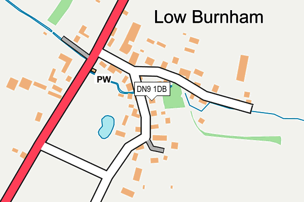 DN9 1DB map - OS OpenMap – Local (Ordnance Survey) DN9 1DB map - OS OpenMap – Local (Ordnance Survey)