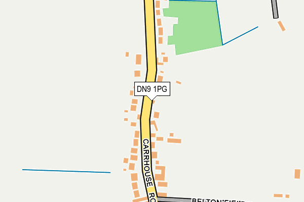 DN9 1PG map - OS OpenMap – Local (Ordnance Survey) DN9 1PG map - OS OpenMap – Local (Ordnance Survey)
