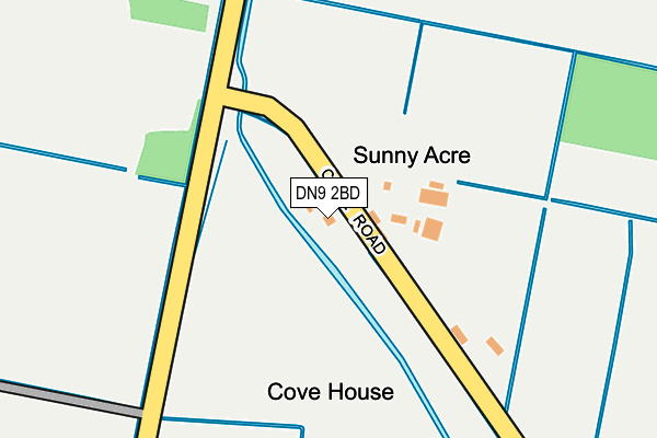 DN9 2BD map - OS OpenMap – Local (Ordnance Survey) DN9 2BD map - OS OpenMap – Local (Ordnance Survey)