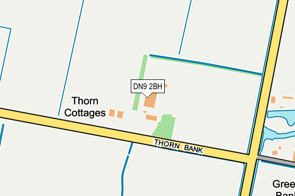 DN9 2BH map - OS OpenMap – Local (Ordnance Survey) DN9 2BH map - OS OpenMap – Local (Ordnance Survey)
