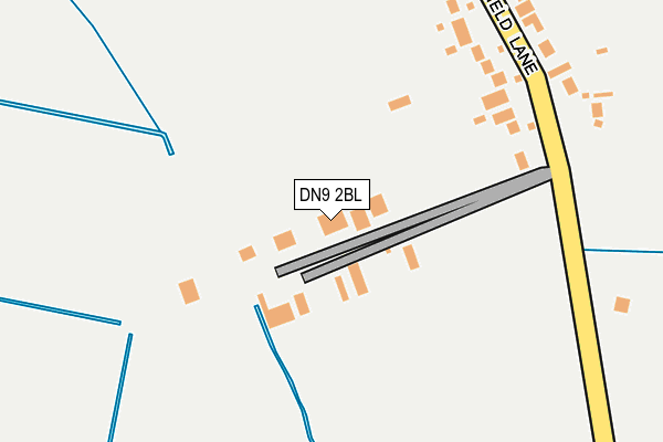 DN9 2BL map - OS OpenMap – Local (Ordnance Survey) DN9 2BL map - OS OpenMap – Local (Ordnance Survey)
