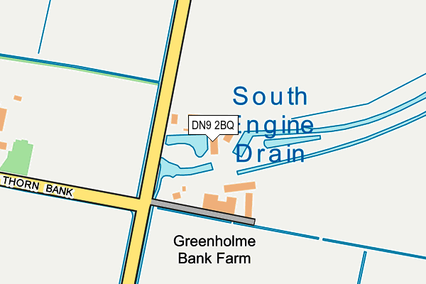 DN9 2BQ map - OS OpenMap – Local (Ordnance Survey) DN9 2BQ map - OS OpenMap – Local (Ordnance Survey)