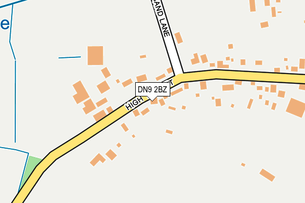 DN9 2BZ map - OS OpenMap – Local (Ordnance Survey) DN9 2BZ map - OS OpenMap – Local (Ordnance Survey)
