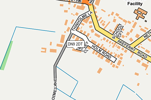 DN9 2DT map - OS OpenMap – Local (Ordnance Survey) DN9 2DT map - OS OpenMap – Local (Ordnance Survey)