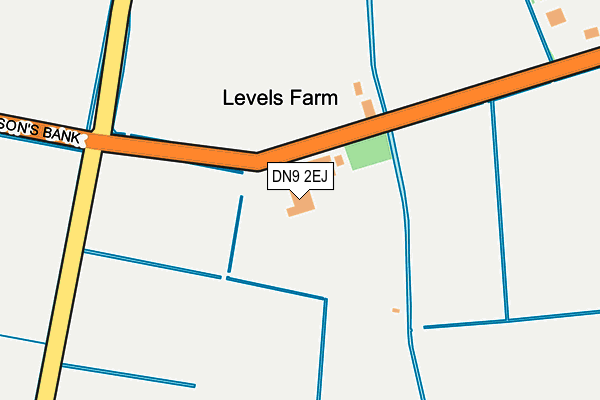 DN9 2EJ map - OS OpenMap – Local (Ordnance Survey) DN9 2EJ map - OS OpenMap – Local (Ordnance Survey)