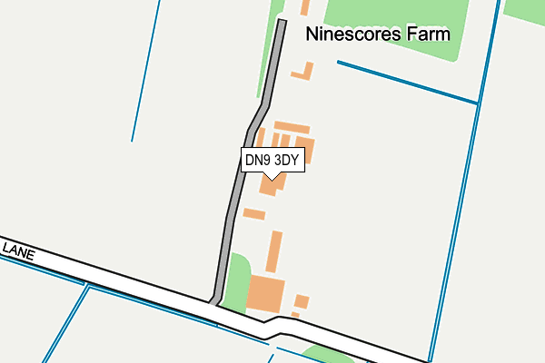 DN9 3DY map - OS OpenMap – Local (Ordnance Survey) DN9 3DY map - OS OpenMap – Local (Ordnance Survey)
