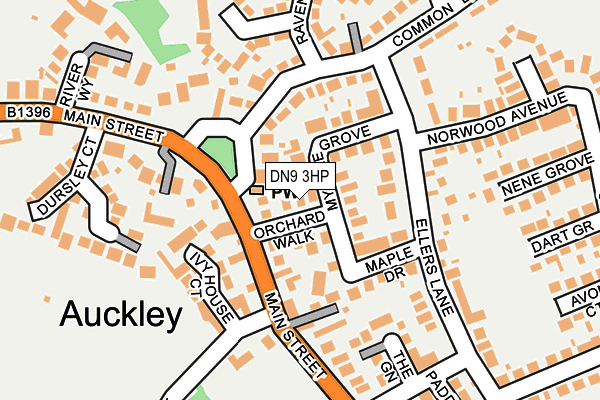 DN9 3HP map - OS OpenMap – Local (Ordnance Survey) DN9 3HP map - OS OpenMap – Local (Ordnance Survey)