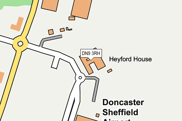 DN9 3RH map - OS OpenMap – Local (Ordnance Survey) DN9 3RH map - OS OpenMap – Local (Ordnance Survey)