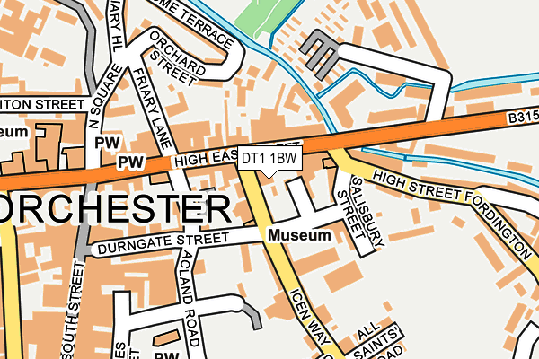 DT1 1BW map - OS OpenMap – Local (Ordnance Survey) DT1 1BW map - OS OpenMap – Local (Ordnance Survey)