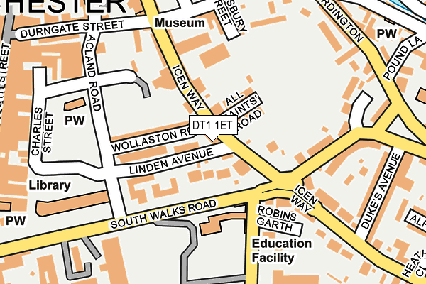 DT1 1ET map - OS OpenMap – Local (Ordnance Survey) DT1 1ET map - OS OpenMap – Local (Ordnance Survey)