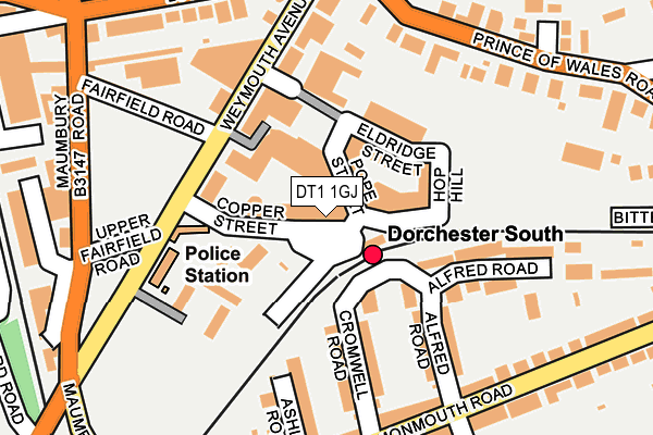 DT1 1GJ map - OS OpenMap – Local (Ordnance Survey) DT1 1GJ map - OS OpenMap – Local (Ordnance Survey)
