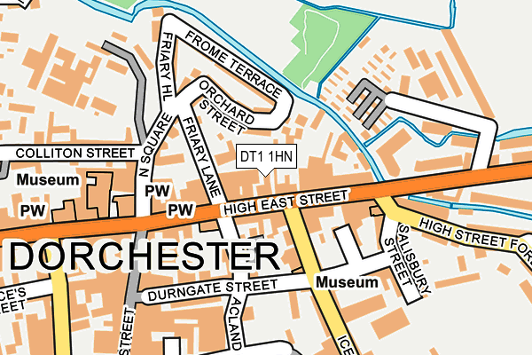 DT1 1HN map - OS OpenMap – Local (Ordnance Survey) DT1 1HN map - OS OpenMap – Local (Ordnance Survey)