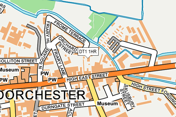 DT1 1HR map - OS OpenMap – Local (Ordnance Survey)