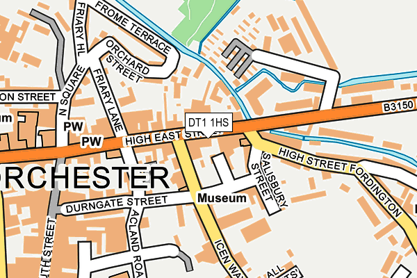 DT1 1HS map - OS OpenMap – Local (Ordnance Survey) DT1 1HS map - OS OpenMap – Local (Ordnance Survey)