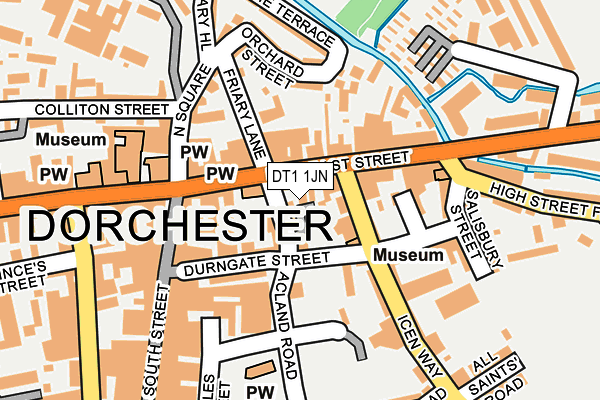DT1 1JN map - OS OpenMap – Local (Ordnance Survey) DT1 1JN map - OS OpenMap – Local (Ordnance Survey)
