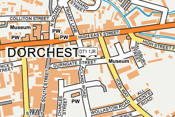 DT1 1JR map - OS OpenMap – Local (Ordnance Survey) DT1 1JR map - OS OpenMap – Local (Ordnance Survey)
