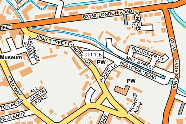 DT1 1LB map - OS OpenMap – Local (Ordnance Survey) DT1 1LB map - OS OpenMap – Local (Ordnance Survey)