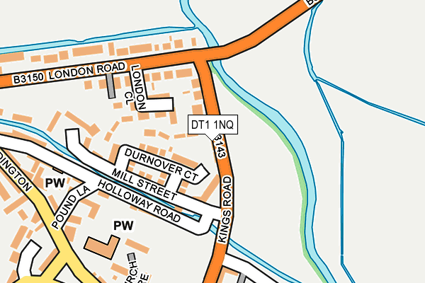 DT1 1NQ map - OS OpenMap – Local (Ordnance Survey) DT1 1NQ map - OS OpenMap – Local (Ordnance Survey)