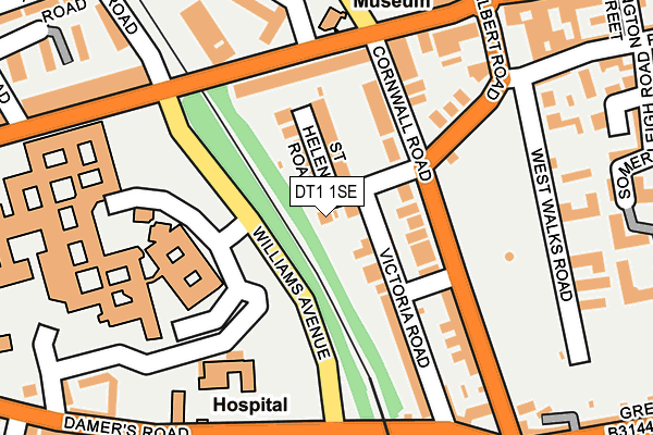 DT1 1SE map - OS OpenMap – Local (Ordnance Survey) DT1 1SE map - OS OpenMap – Local (Ordnance Survey)