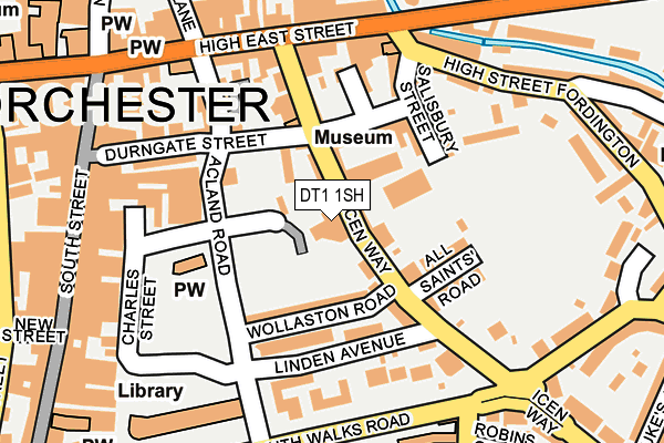 DT1 1SH map - OS OpenMap – Local (Ordnance Survey) DT1 1SH map - OS OpenMap – Local (Ordnance Survey)