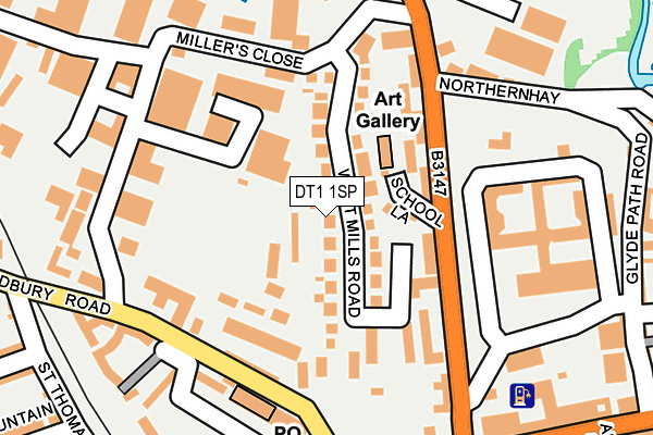 DT1 1SP map - OS OpenMap – Local (Ordnance Survey) DT1 1SP map - OS OpenMap – Local (Ordnance Survey)
