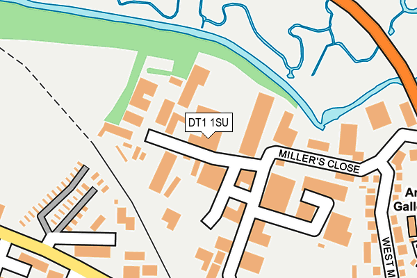 DT1 1SU map - OS OpenMap – Local (Ordnance Survey) DT1 1SU map - OS OpenMap – Local (Ordnance Survey)