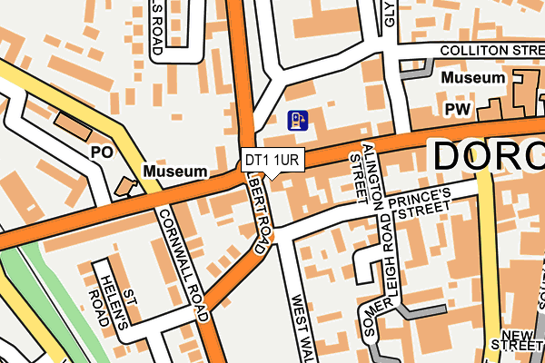 DT1 1UR map - OS OpenMap – Local (Ordnance Survey) DT1 1UR map - OS OpenMap – Local (Ordnance Survey)