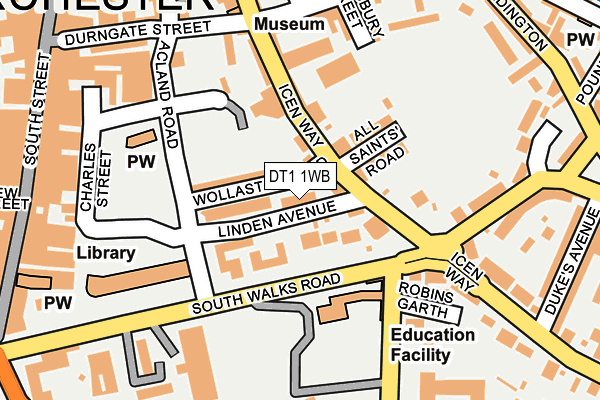 DT1 1WB map - OS OpenMap – Local (Ordnance Survey) DT1 1WB map - OS OpenMap – Local (Ordnance Survey)