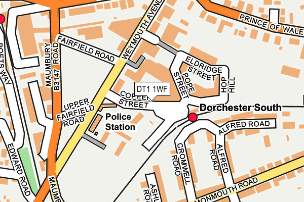 DT1 1WF map - OS OpenMap – Local (Ordnance Survey) DT1 1WF map - OS OpenMap – Local (Ordnance Survey)