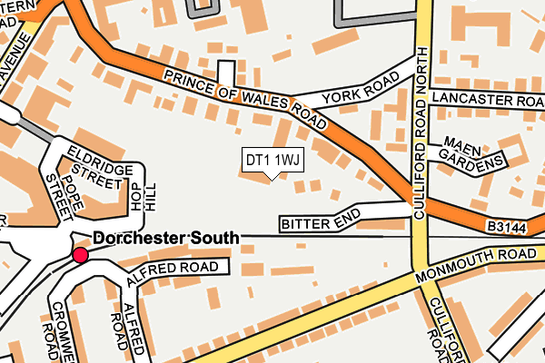 DT1 1WJ map - OS OpenMap – Local (Ordnance Survey) DT1 1WJ map - OS OpenMap – Local (Ordnance Survey)