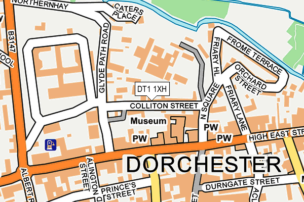 DT1 1XH map - OS OpenMap – Local (Ordnance Survey) DT1 1XH map - OS OpenMap – Local (Ordnance Survey)