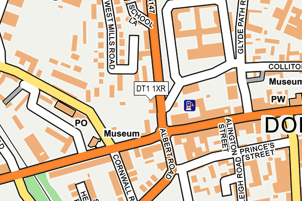DT1 1XR map - OS OpenMap – Local (Ordnance Survey) DT1 1XR map - OS OpenMap – Local (Ordnance Survey)