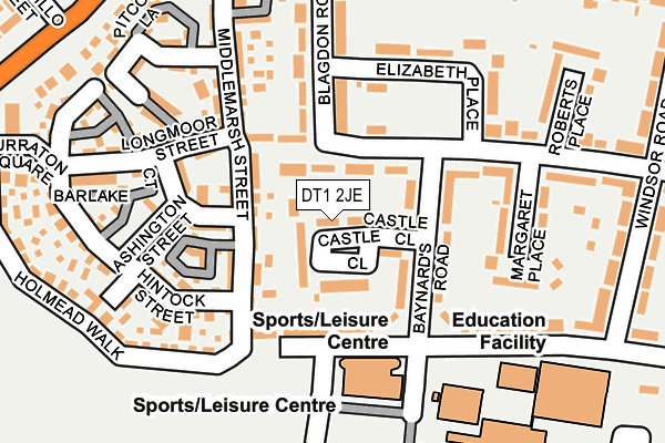 DT1 2JE map - OS OpenMap – Local (Ordnance Survey) DT1 2JE map - OS OpenMap – Local (Ordnance Survey)