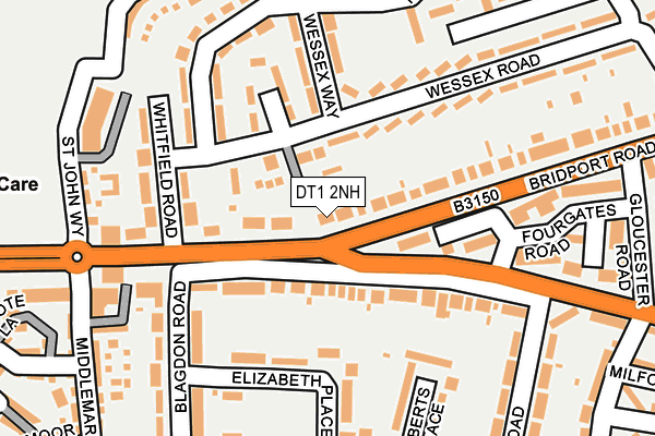 DT1 2NH map - OS OpenMap – Local (Ordnance Survey) DT1 2NH map - OS OpenMap – Local (Ordnance Survey)