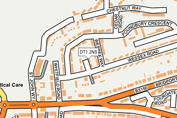 DT1 2NS map - OS OpenMap – Local (Ordnance Survey) DT1 2NS map - OS OpenMap – Local (Ordnance Survey)