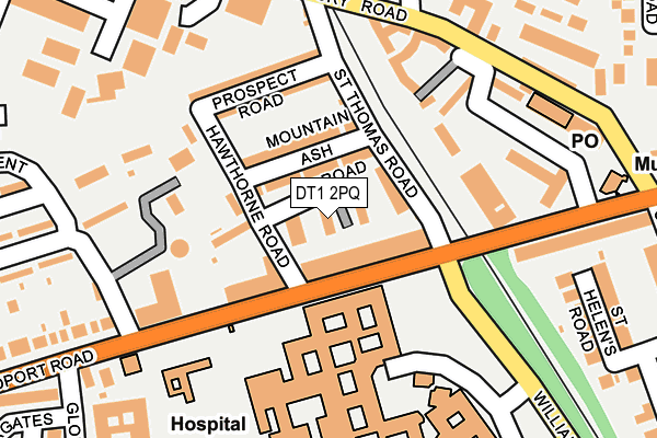 DT1 2PQ map - OS OpenMap – Local (Ordnance Survey) DT1 2PQ map - OS OpenMap – Local (Ordnance Survey)